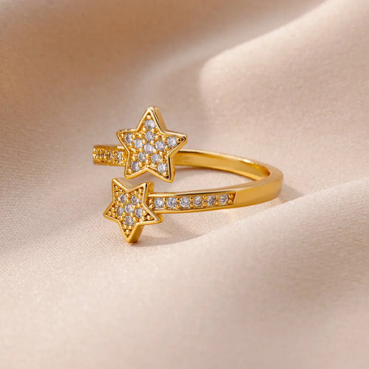 Star Rings For Women Girls