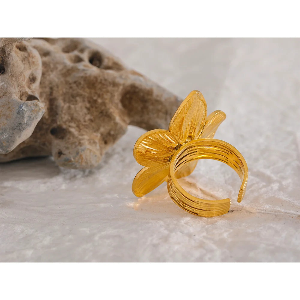 Flower Ring for Women Party Summer Jewelry