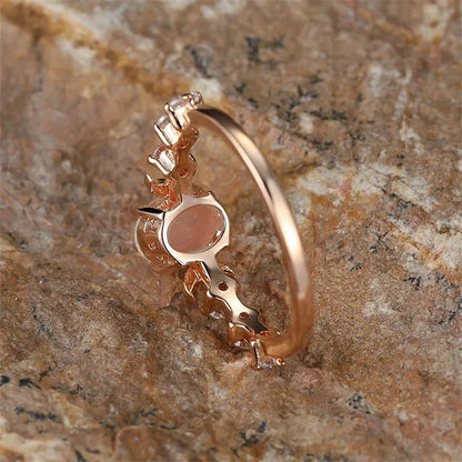 Rings for Women Romantic Moon Design