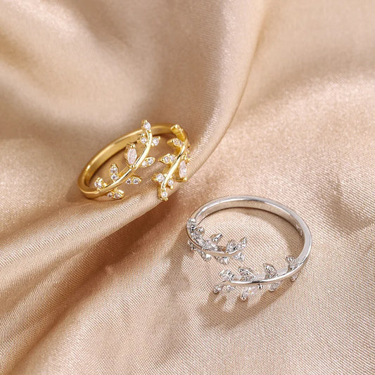 Silver Gold Ring Wedding Fine Jewelry