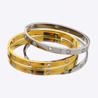 Fashion Diamond Bracelet Gold Silver Women