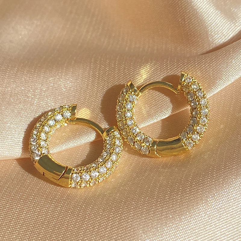 Luxury Women Small Hoop Earrings