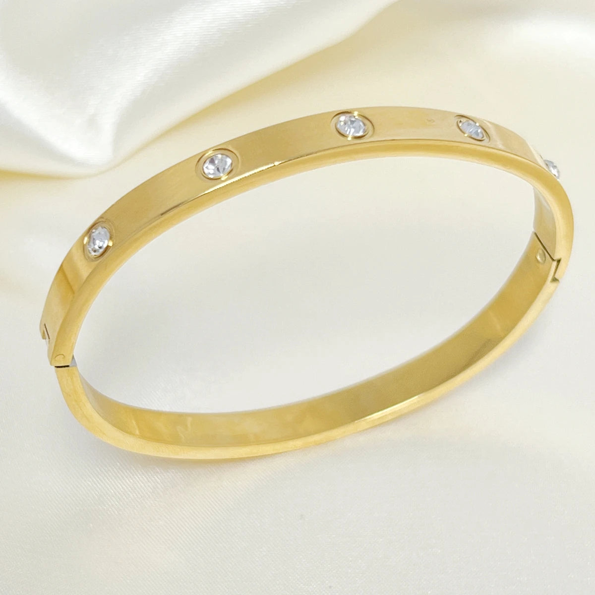 Fashion Diamond Bracelet Gold Silver Women