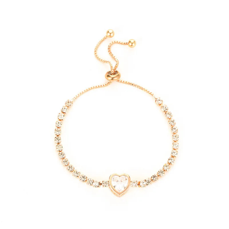 Bracelet For Women New Fashion Sparkling Gold Color