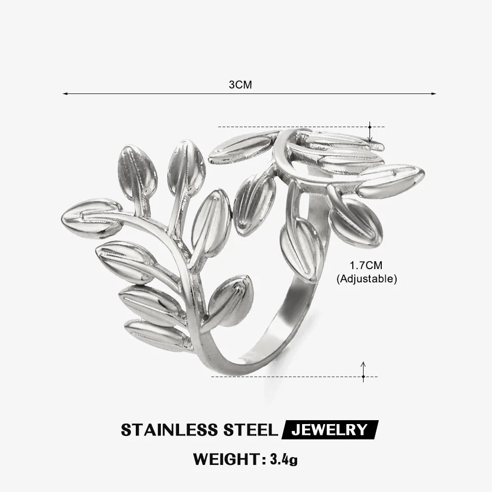 Gold Color Heart Ring Women Metal Finger Hollow