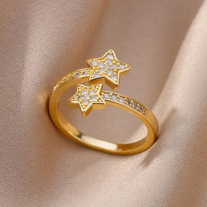 Star Rings For Women Girls