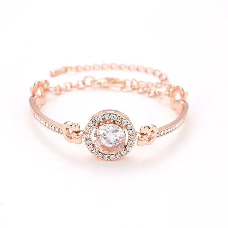 Bracelet For Women New Fashion Sparkling Gold Color