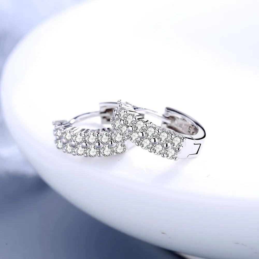 Sterling silver Earrings Fashion High Quality Jewelry