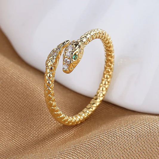 Snake Rings For Women Gold Color