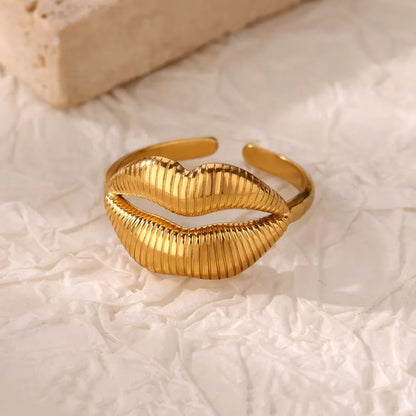 Elegant Flower Rings For Women Gold Color Sun Starfish