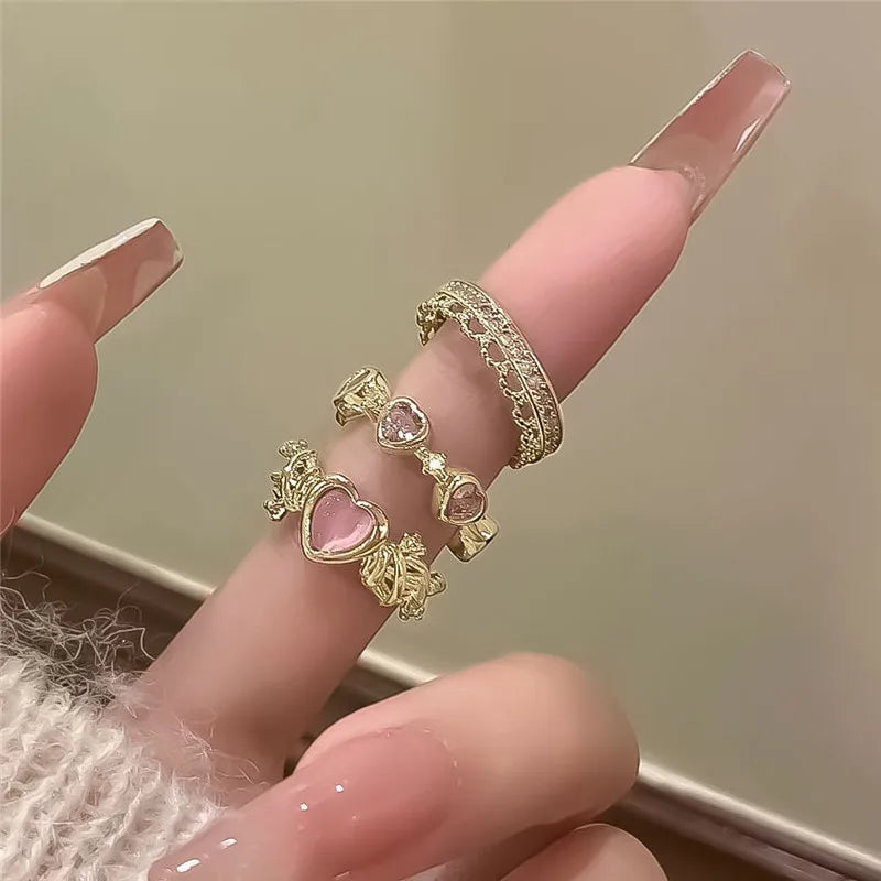 Rings Set for Women Girls New Fashion Jewelry