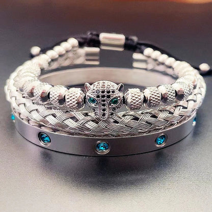 Bracelet Crystals Women Stainless Steel Bangles Jewelry