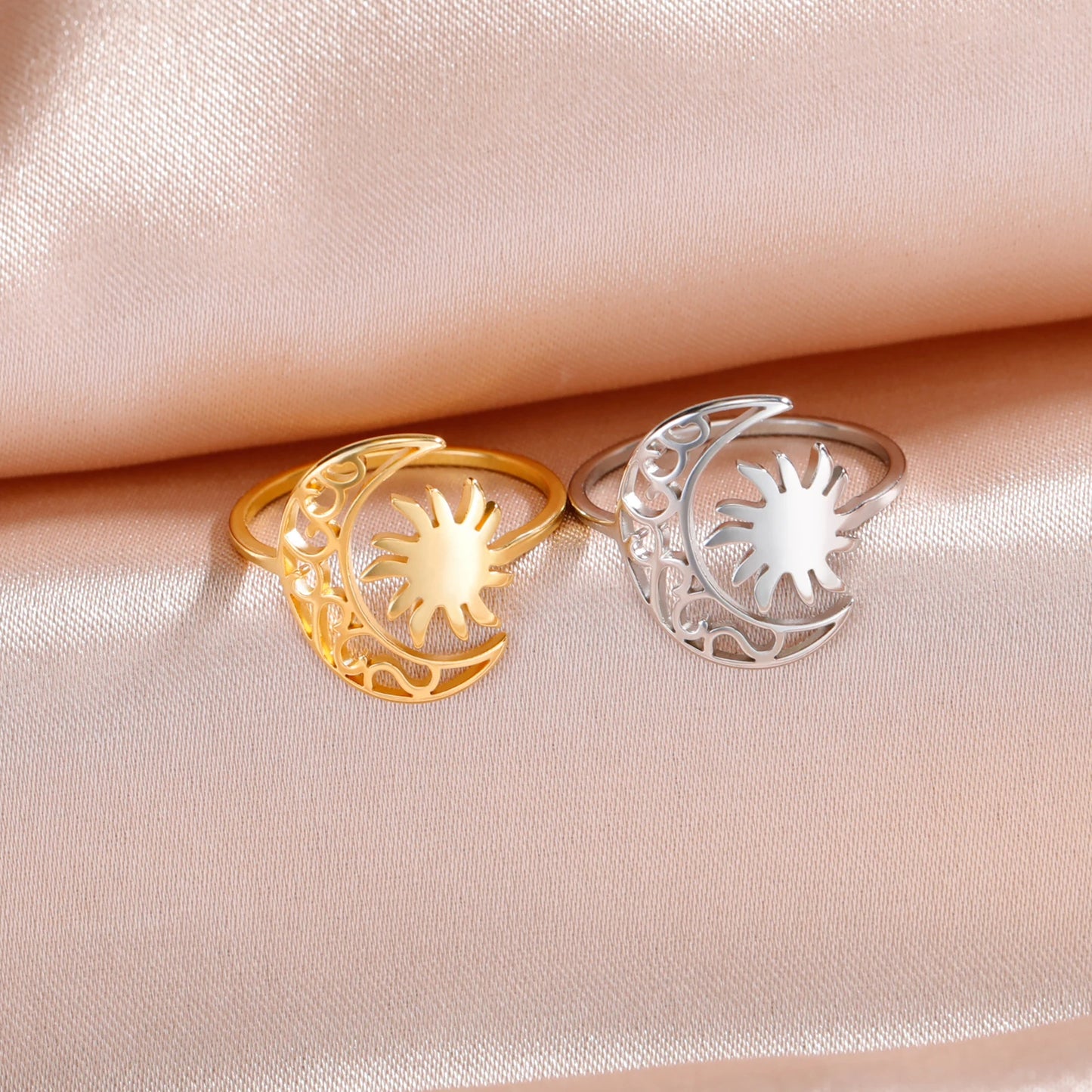 Moon Sun Ring for Women