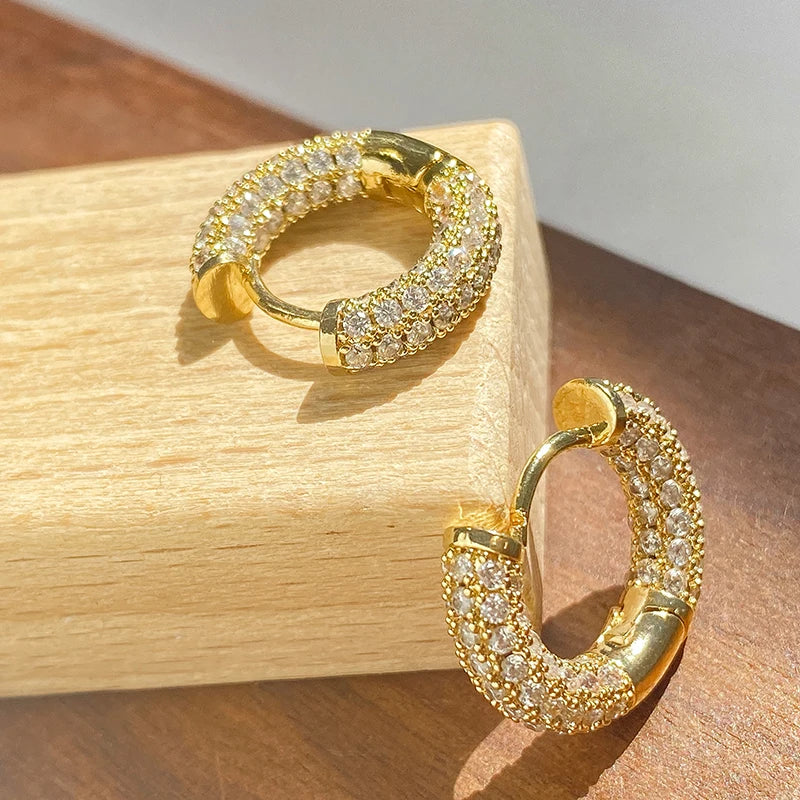 Luxury Women Small Hoop Earrings