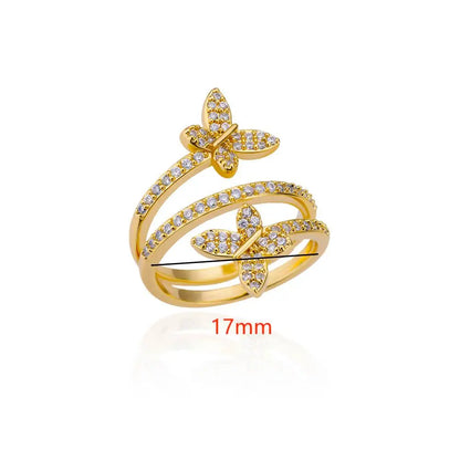 Luxury Butterfly Rings for Women