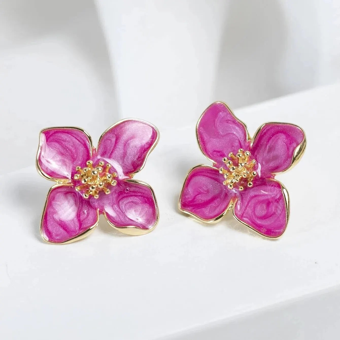 Flower Earrings New Trendy Girls Cute Jewelrys