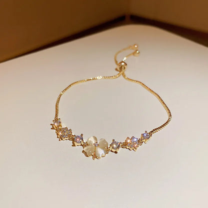 Bracelet For Women New Fashion Sparkling Gold Color