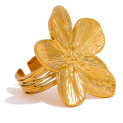 Flower Ring for Women Party Summer Jewelry