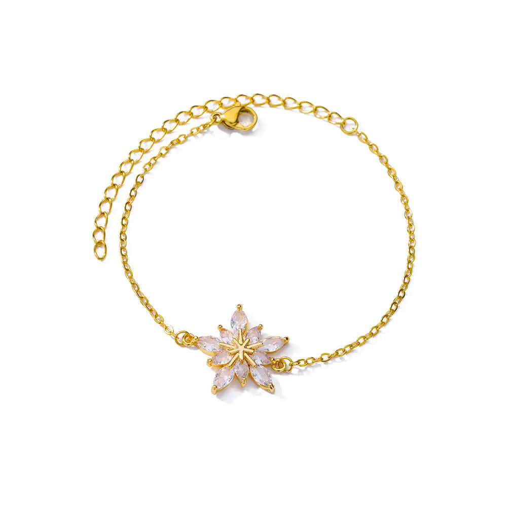 Elegant  Flowers Bracelet For Women