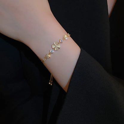 Bracelet For Women New Fashion Sparkling Gold Color