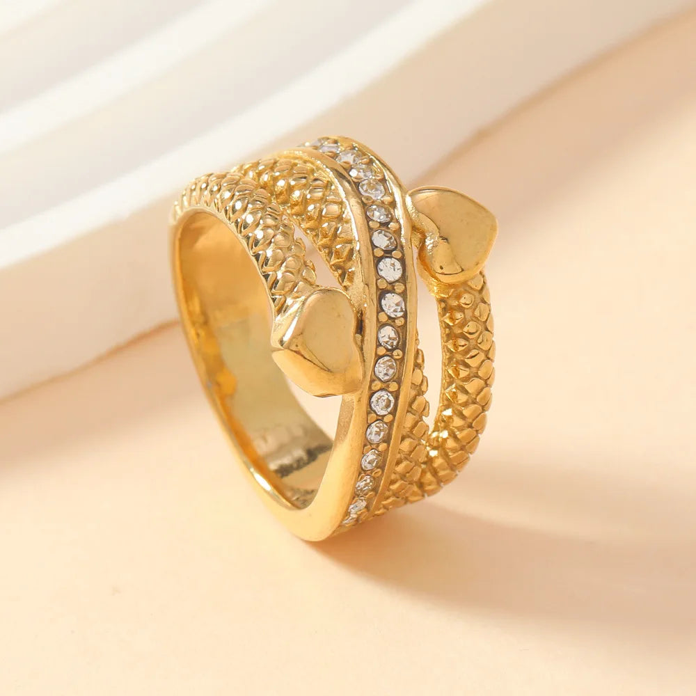 jewelry irregular love ring