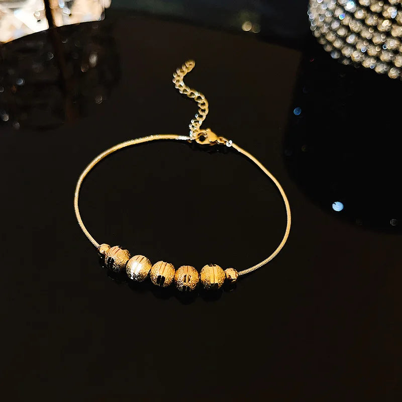 Bracelet For Women New Fashion Sparkling Gold Color