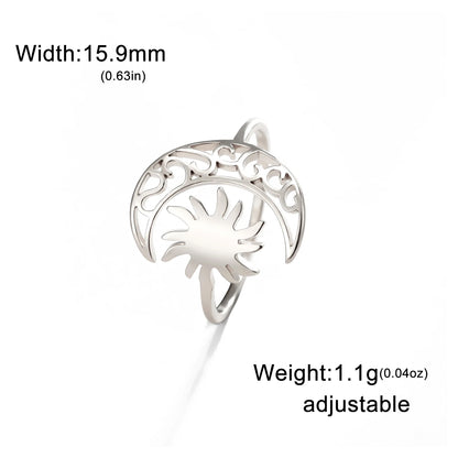 Moon Sun Ring for Women