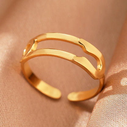 Rings Simpler Geometric Fashion