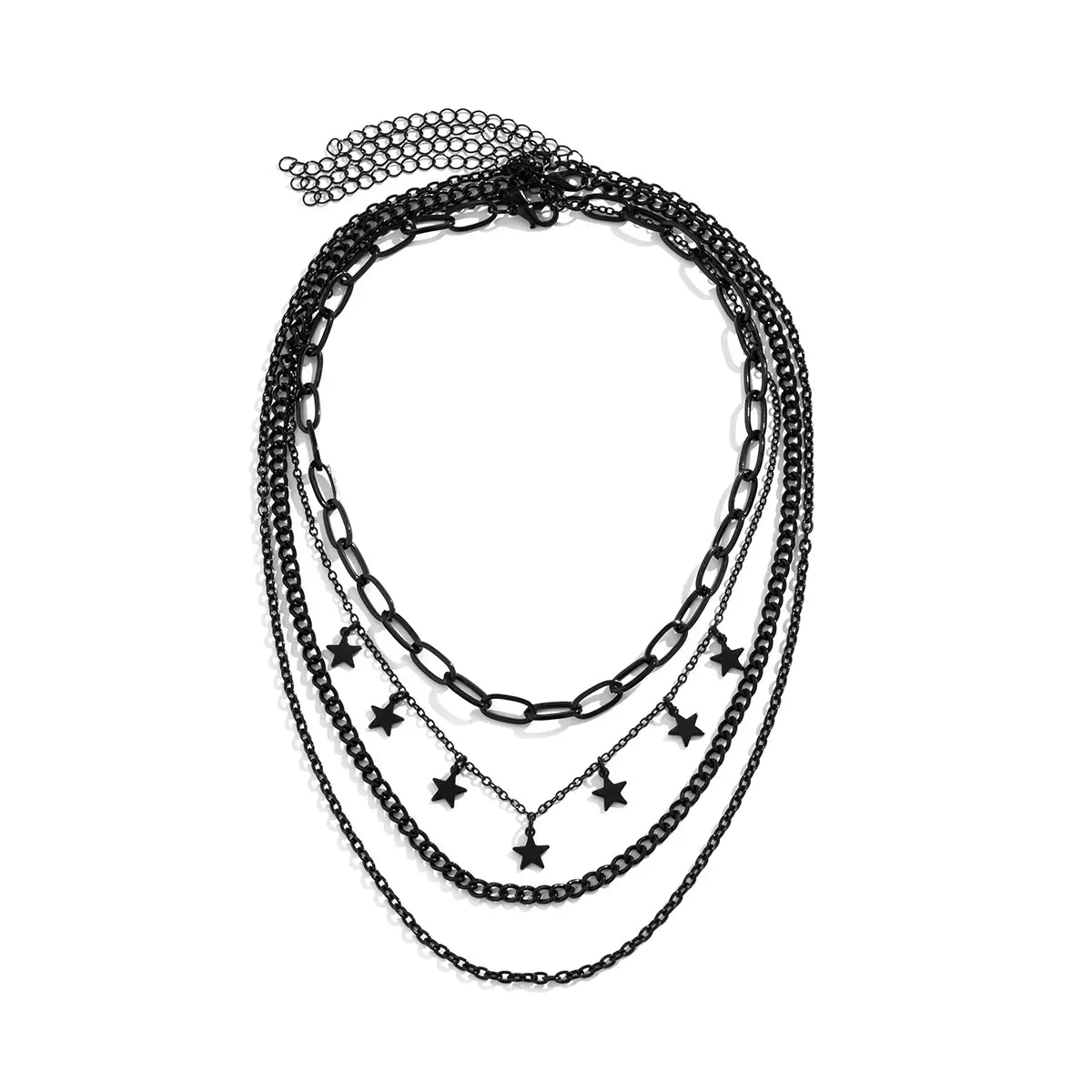 Black Star  Necklace for Women