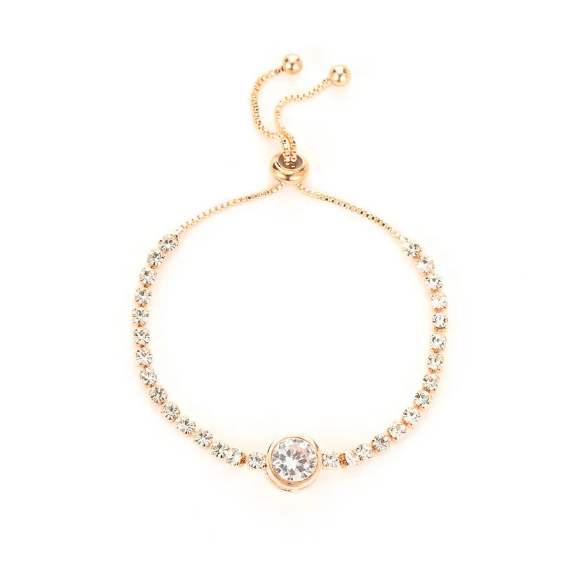 Bracelet For Women New Fashion Sparkling Gold Color