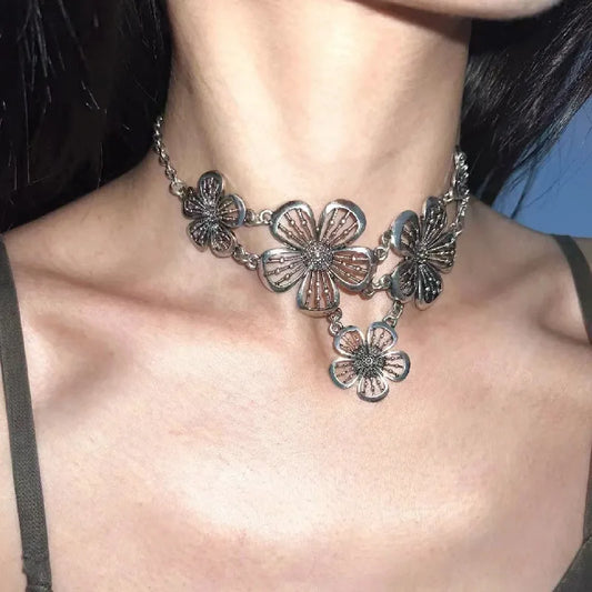 Flowers Necklaces Fashion Women