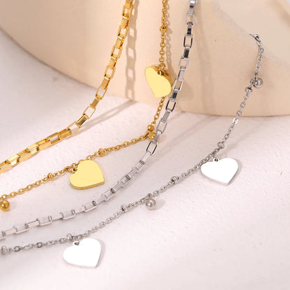 Bracelets Personality Design Bell Hearts Pendant